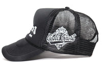 Load image into Gallery viewer, Goodsport Black Trucker Hat
