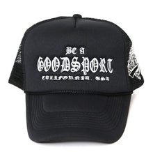 Load image into Gallery viewer, Goodsport Black Trucker Hat
