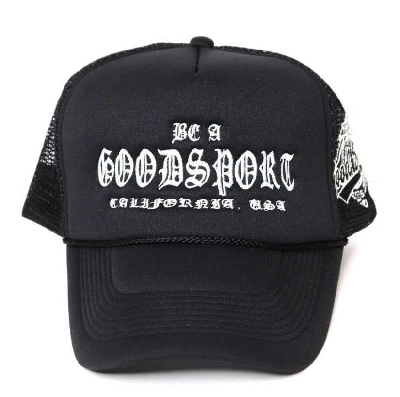 Goodsport Black Trucker Hat