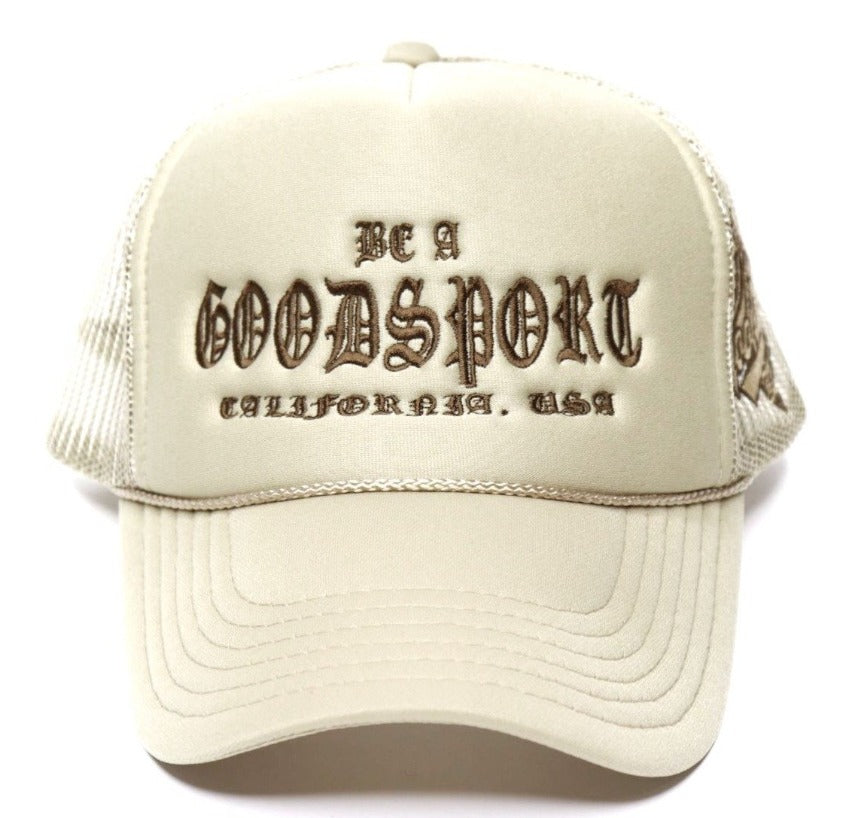 Goodsport Tan Trucker Hat
