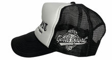 Load image into Gallery viewer, Goodsport Black with White Trucker Hat
