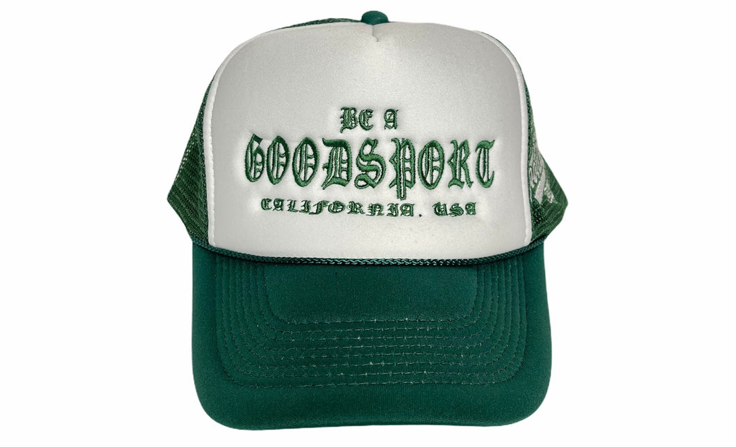 Goodsport Forest Green with White Trucker Hat