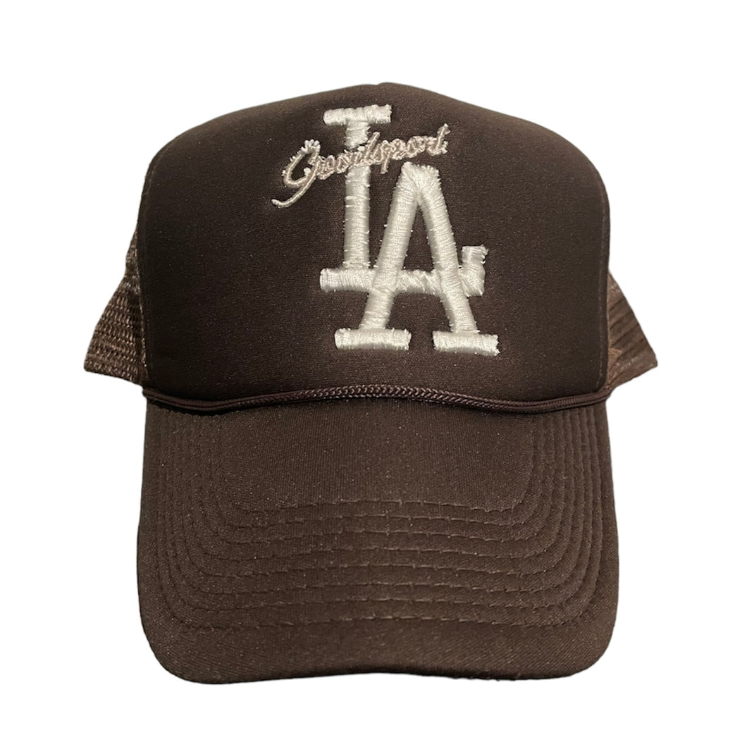 LA Brown Trucker Hat
