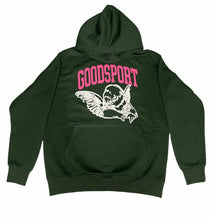 Load image into Gallery viewer, Goodsport Forest Green Angel Hoodie
