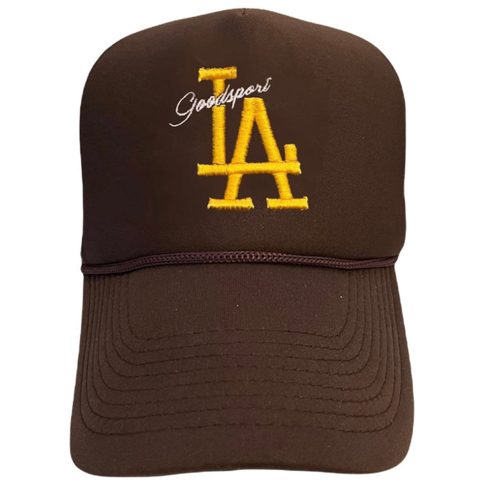 Goodsport LA Brown Trucker Hat