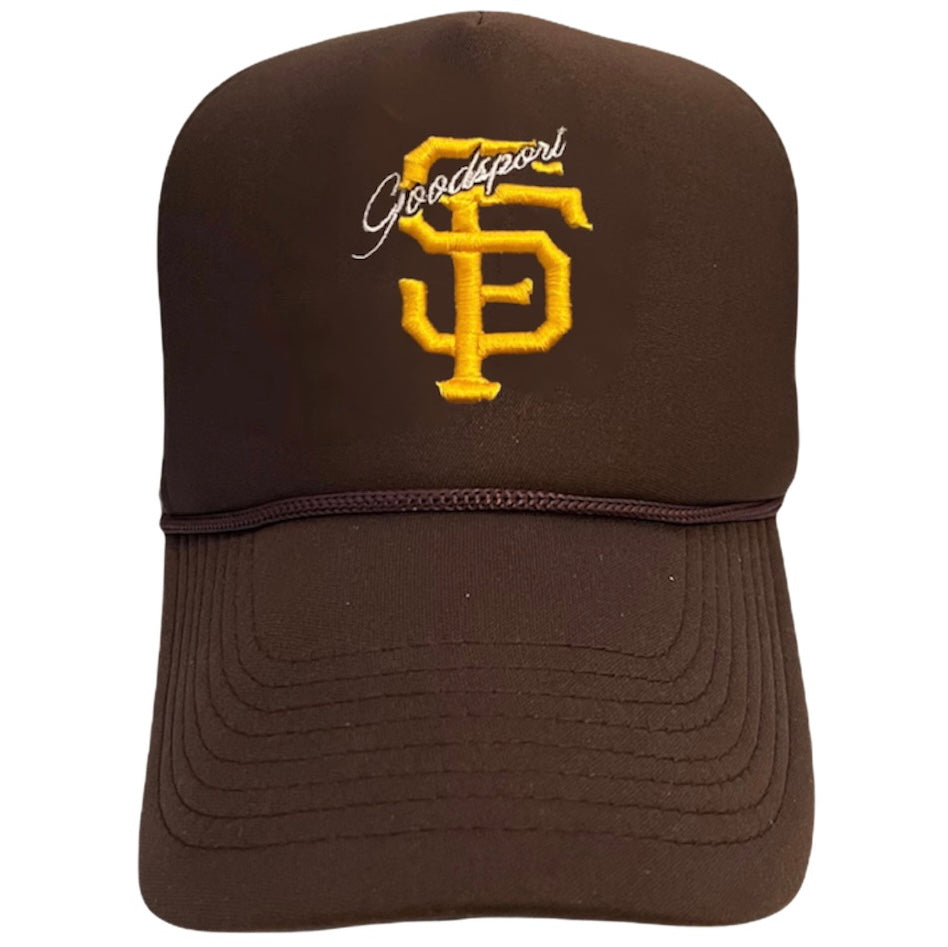 Goodsport SF Brown Trucker Hat