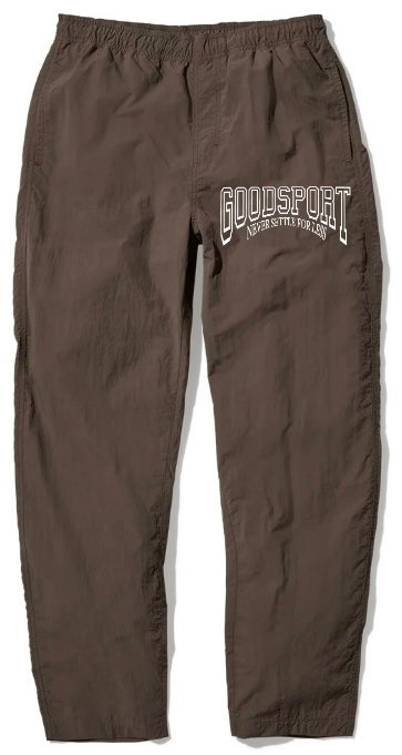 Brown Nylon Pants
