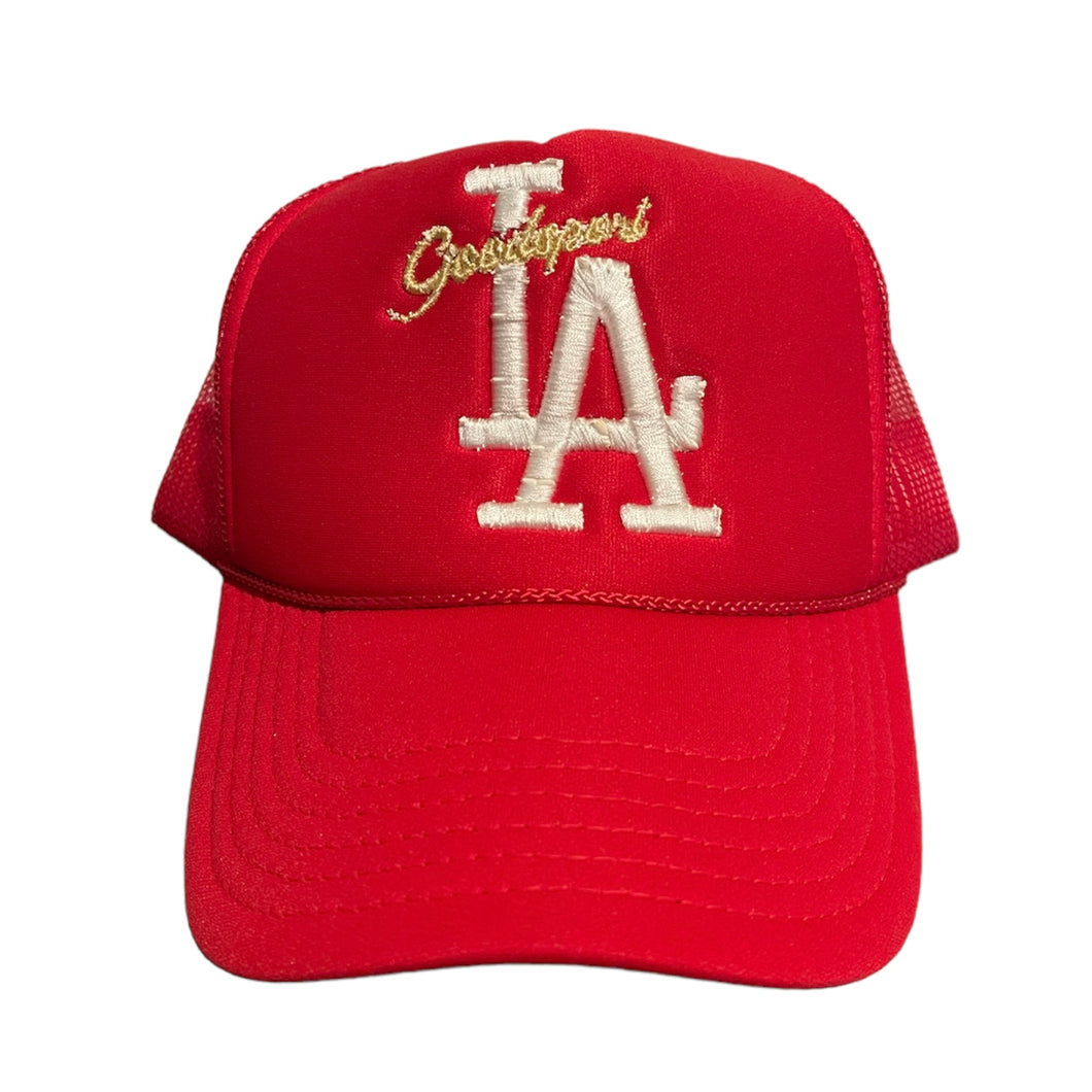 LA Red Trucker Hat