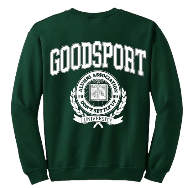 Goodsport University Crewneck (Forest Green)