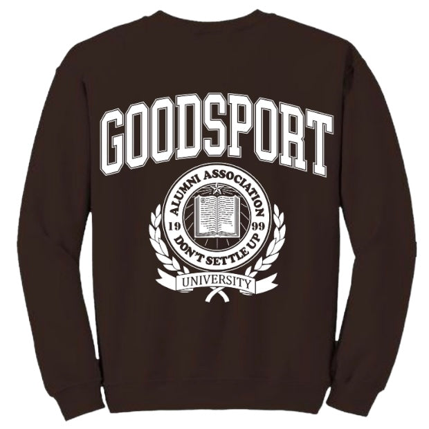 Goodsport University Crewneck (Brown)