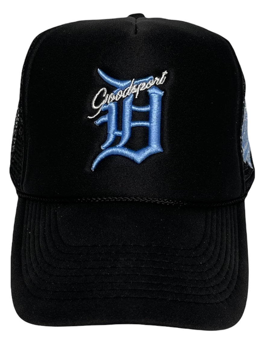 Goodsport Detroit Black Trucker Hat